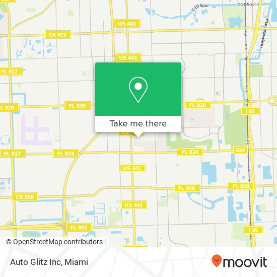 Auto Glitz Inc map
