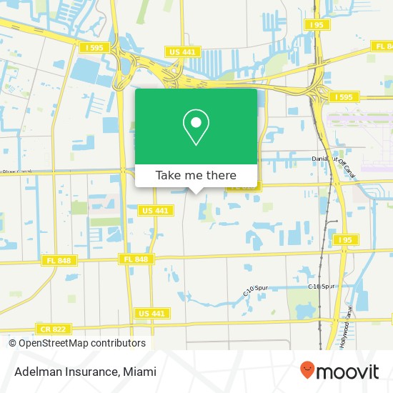 Adelman Insurance map
