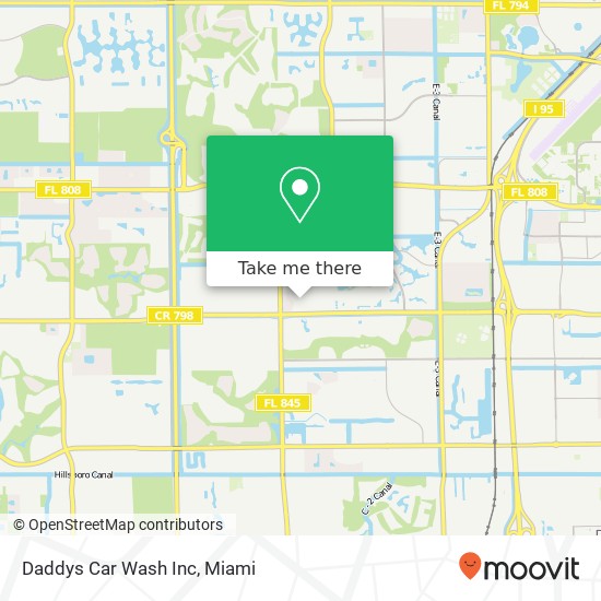 Daddys Car Wash Inc map