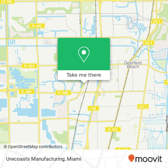 Mapa de Urecoasts Manufacturing