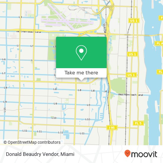 Donald Beaudry Vendor map