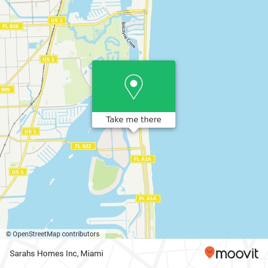 Sarahs Homes Inc map