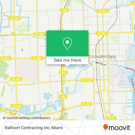 Mapa de Balfoort Contracting Inc