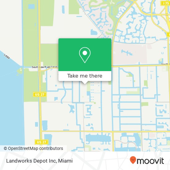 Landworks Depot Inc map