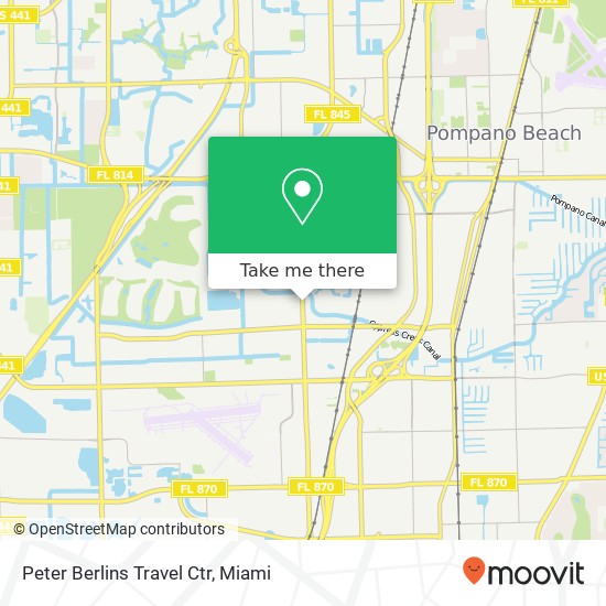 Mapa de Peter Berlins Travel Ctr