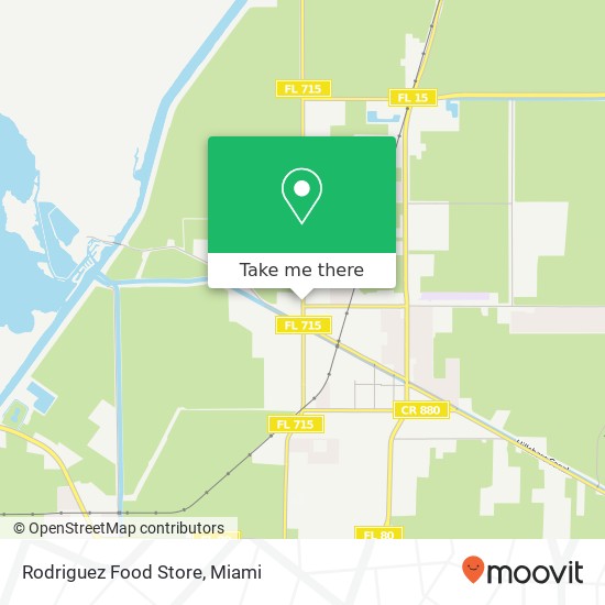 Mapa de Rodriguez Food Store