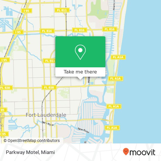 Mapa de Parkway Motel