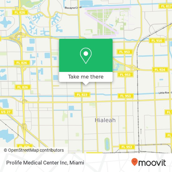 Prolife Medical Center Inc map