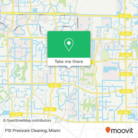 Mapa de PSI Pressure Cleaning