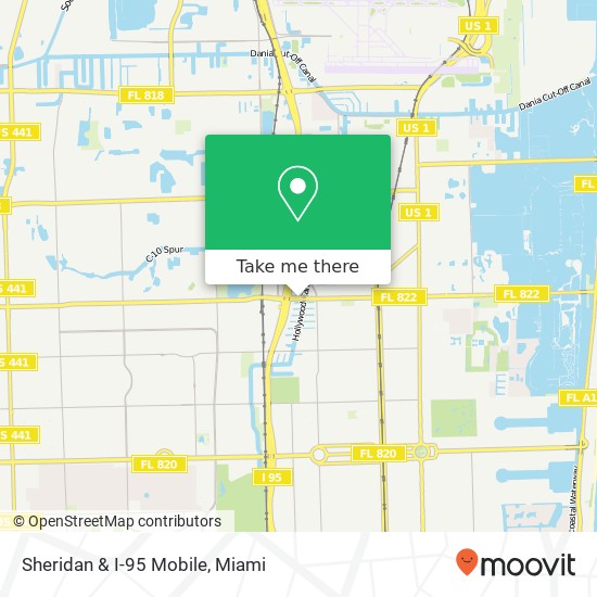 Mapa de Sheridan & I-95 Mobile