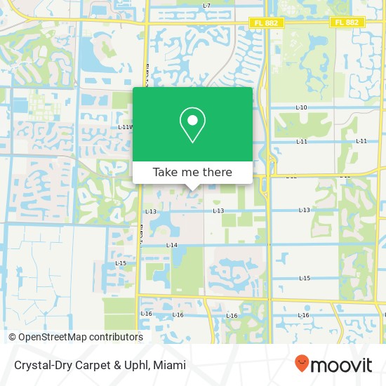 Mapa de Crystal-Dry Carpet & Uphl