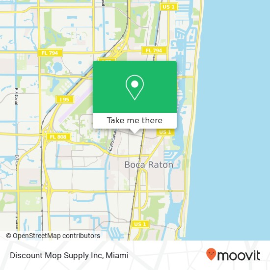 Mapa de Discount Mop Supply Inc