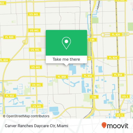 Carver Ranches Daycare Ctr map