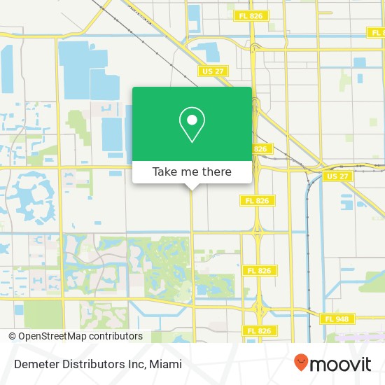 Demeter Distributors Inc map