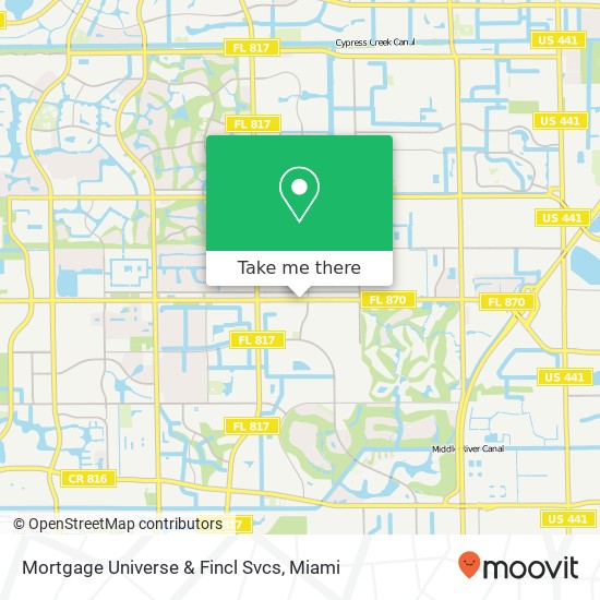 Mortgage Universe & Fincl Svcs map