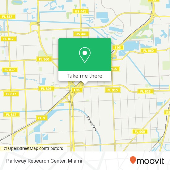 Parkway Research Center map