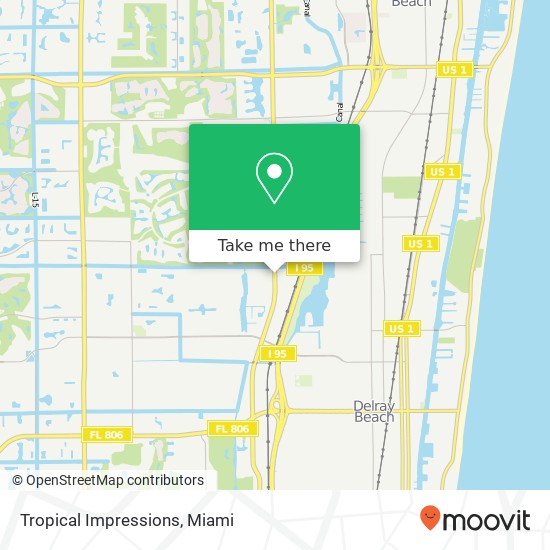 Tropical Impressions map