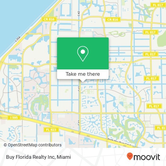 Buy Florida Realty Inc map