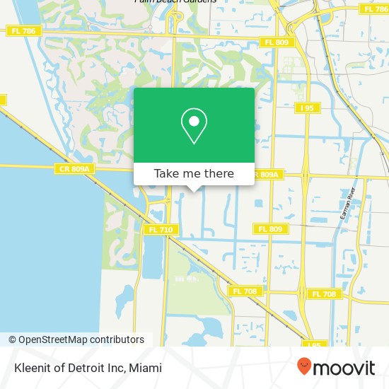 Kleenit of Detroit Inc map