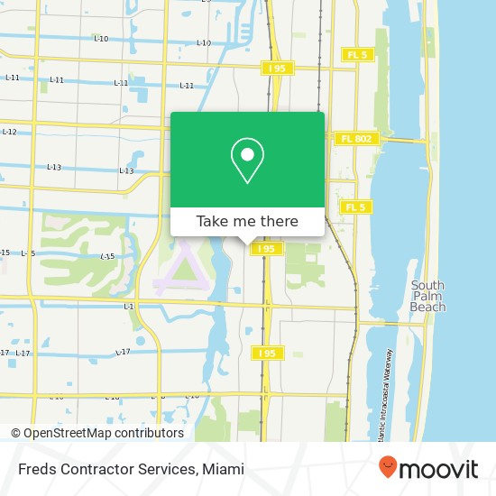 Freds Contractor Services map