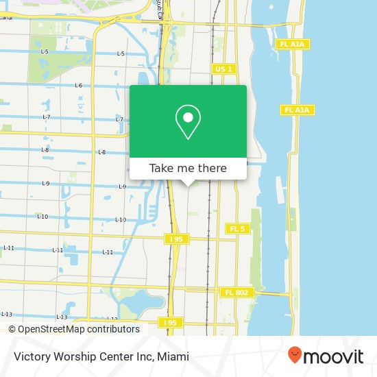 Victory Worship Center Inc map