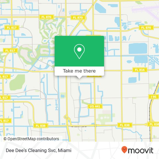 Dee Dee's Cleaning Svc map