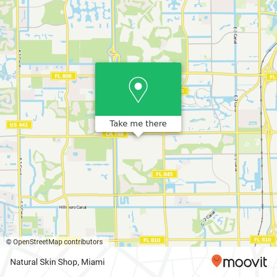 Natural Skin Shop map