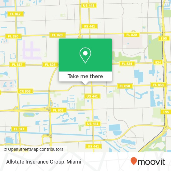 Allstate Insurance Group map