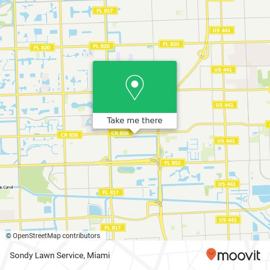 Mapa de Sondy Lawn Service