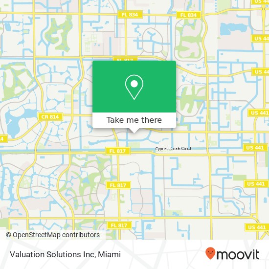 Mapa de Valuation Solutions Inc