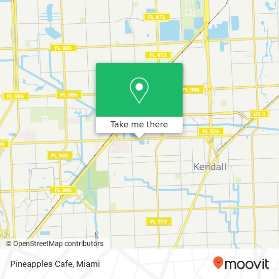 Mapa de Pineapples Cafe