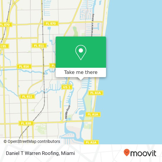 Mapa de Daniel T Warren Roofing