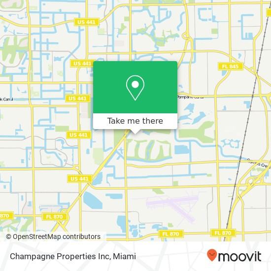 Mapa de Champagne Properties Inc