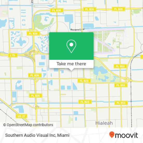 Southern Audio Visual Inc map