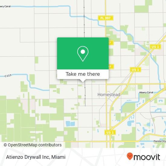 Mapa de Atienzo Drywall Inc