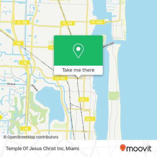 Temple Of Jesus Christ Inc map