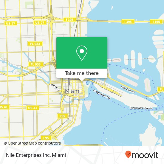 Nile Enterprises Inc map