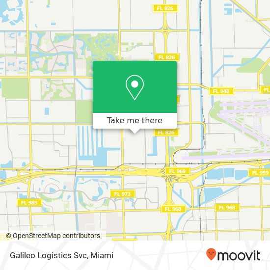 Galileo Logistics Svc map