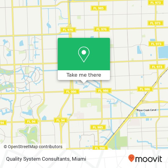 Quality System Consultants map