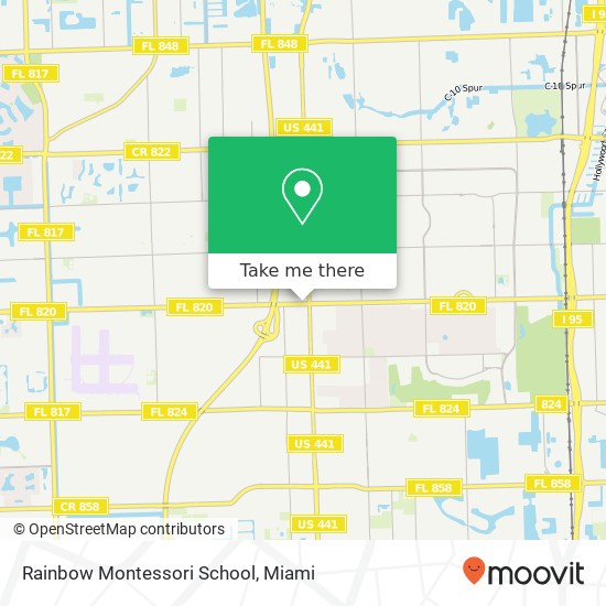 Mapa de Rainbow Montessori School