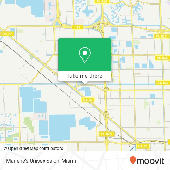 Mapa de Marlene's Unisex Salon