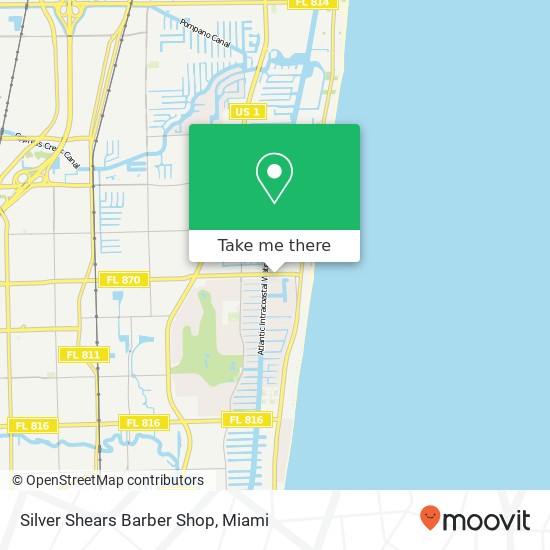Silver Shears Barber Shop map