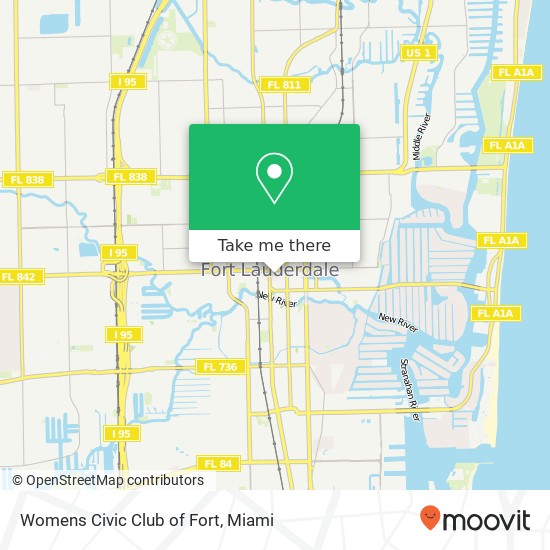 Womens Civic Club of Fort map