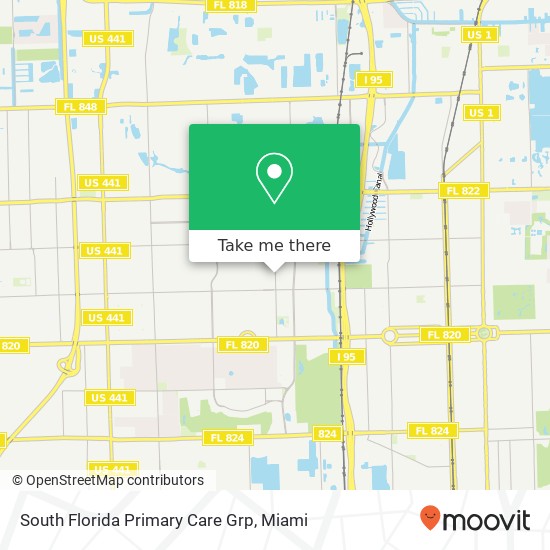 South Florida Primary Care Grp map