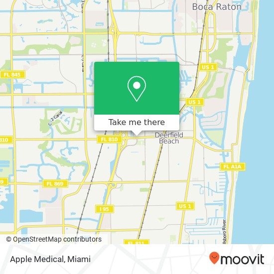 Mapa de Apple Medical