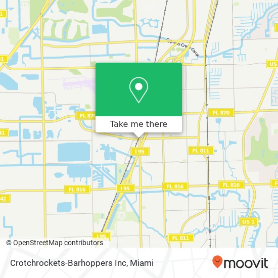Crotchrockets-Barhoppers Inc map