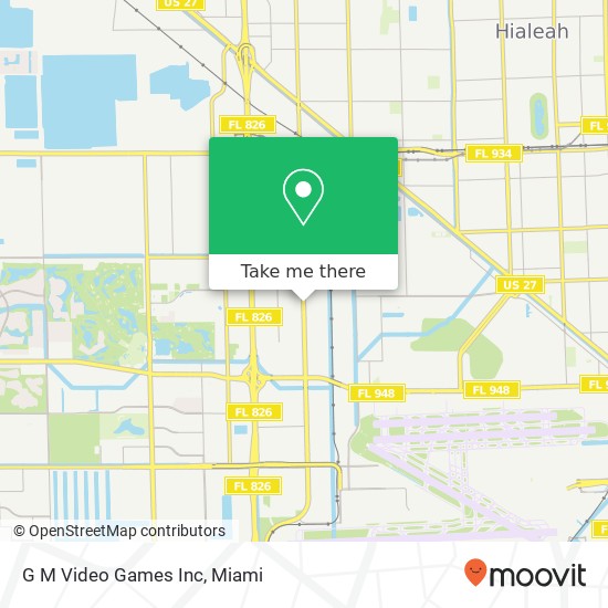 G M Video Games Inc map