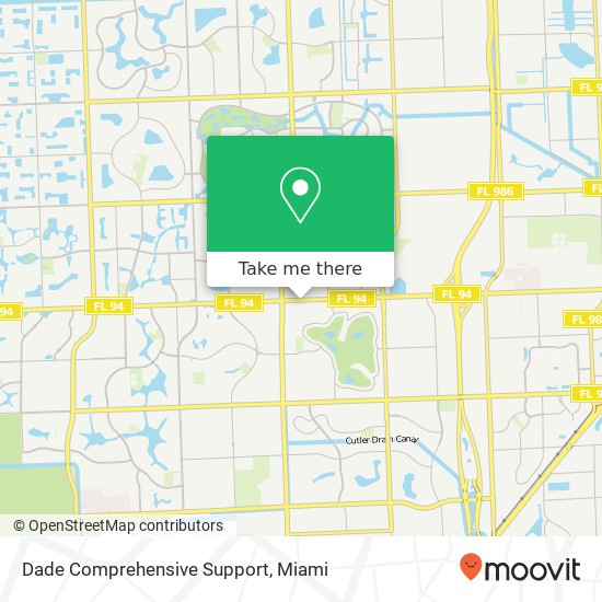 Dade Comprehensive Support map
