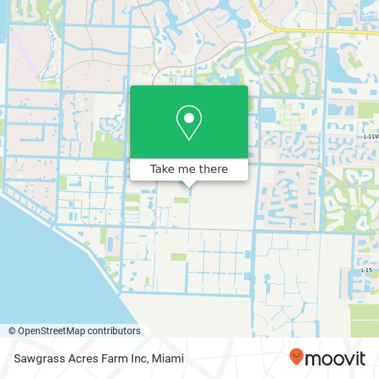 Sawgrass Acres Farm Inc map