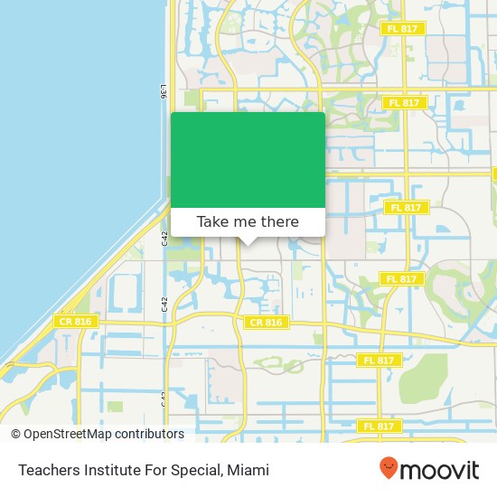 Teachers Institute For Special map